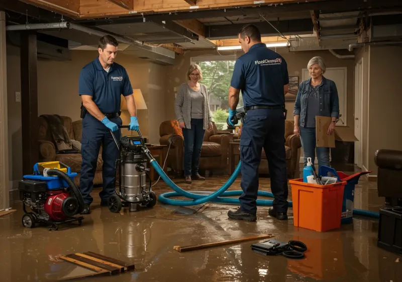 Basement Water Extraction and Removal Techniques process in Cedar County, IA